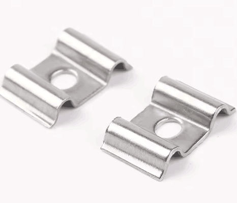 kopen Vloerclips Plaatmetalen Stempel OEM LED Licht Roestvrij staal gestempelde onderdelen online manufacture