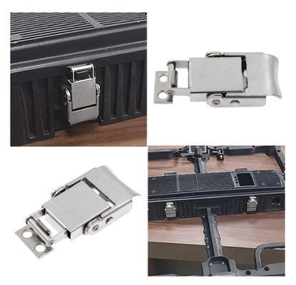 kopen Duurzaam Precision Stamping Nickel Plated Steel Buckle Lock Spring Loaded Mechanism Corrosiebestendige coating online manufacture