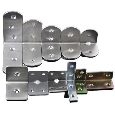 kopen Metalen hoekbeugels met hoge sterkte Stamping Precise Cut Secure Mounting Corrosion Resistant Coating online manufacture