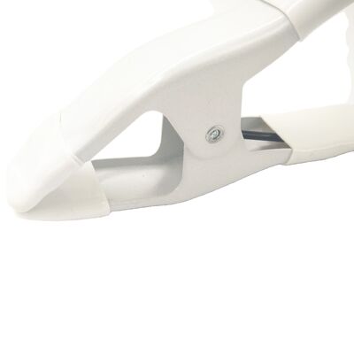 kopen Aangepaste logo type stalen veer trouwjurk klem witte clip metalen stansdelen veer een klem online manufacture