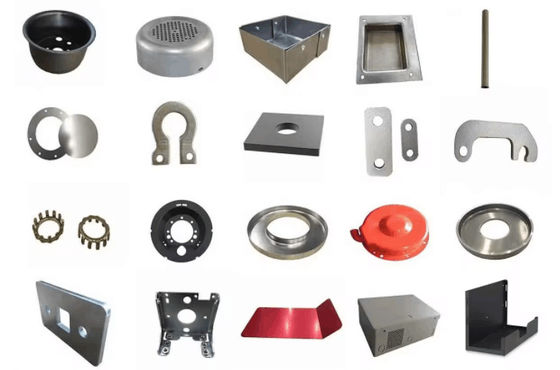 Op maat gemaakte plaatmetalen stempelonderdelen OEM plaatmetalen fabricageonderdelen