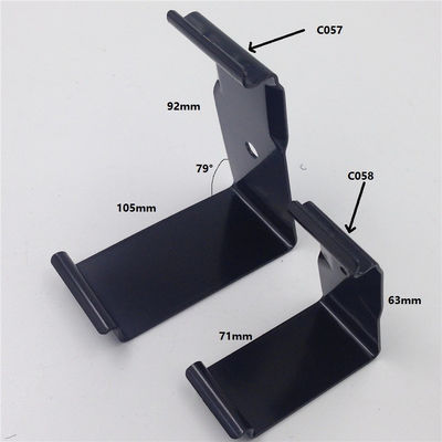 Metalen stempels met een laag volume gegalvaniseerde kratten met springclip