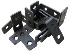 Groothandel Custom Single Wall Bracket L-vormig roestvrij staal hoek brackets Hout meubel connector Metalen stempel