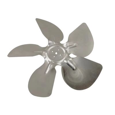 Metalen stempelonderdelen op maat 200 mm ventilator reserveonderdelen Aluminium ventilatorblad voor luchtkoeling